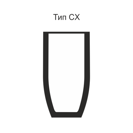 Тигель CX 280 с пазом