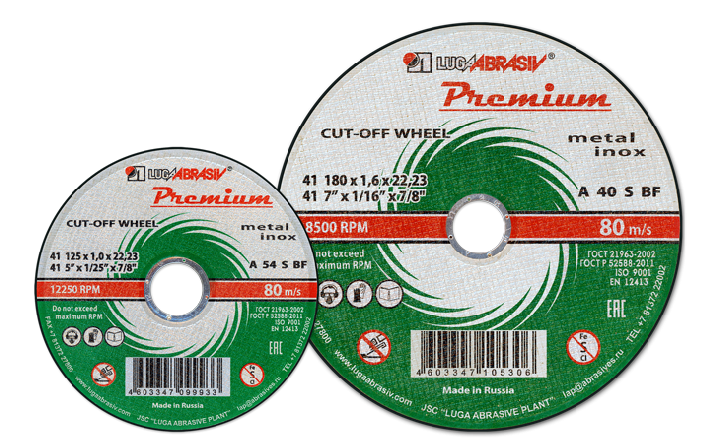 New line of discs "LUGAABRASIV PREMIUM"