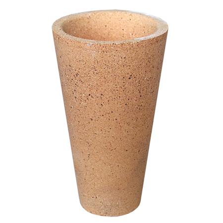 Тигель T 0.4 чер.1.Т.001.001-168 шамотный