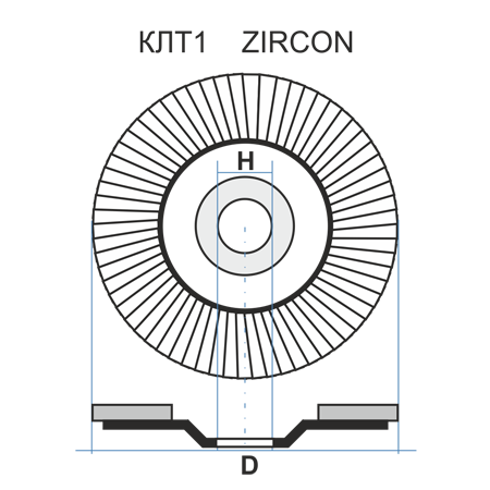 КЛТ 1 125 22.23 Ткань ZK 40 80