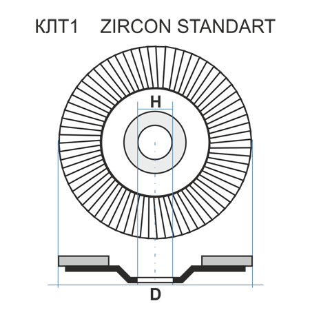 КЛТ 1 125 22.23 Ткань ZK 40 80 ST